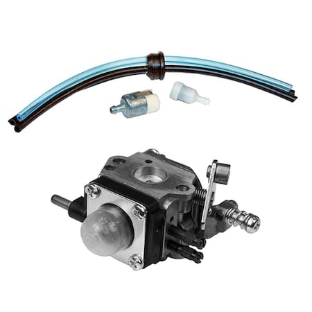 Aic Replacement Parts CARBURETOR & FUEL LINE KIT Mantis Tillers / Echo SV-4B SV-4/B SV4B Engine w/Fits 900103-CARB